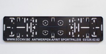Kentekenplaathouders BELGIË goedkoop bedrukken? PR PRoducts! Vanaf 100 stuks,