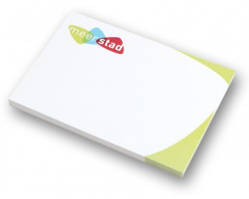 Zelfklevende Memo's 105x75mm bedrukt in full-colour