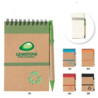 Notitieboekje van gerecycled materiaal