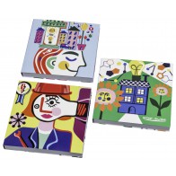 Memo's met cover 75x75mm - 50 vel