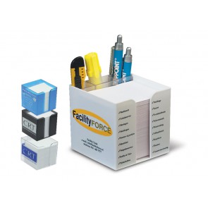 Kubushouder met penhouder