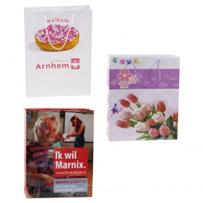 Papieren tas 250 x 345 x 85mm.